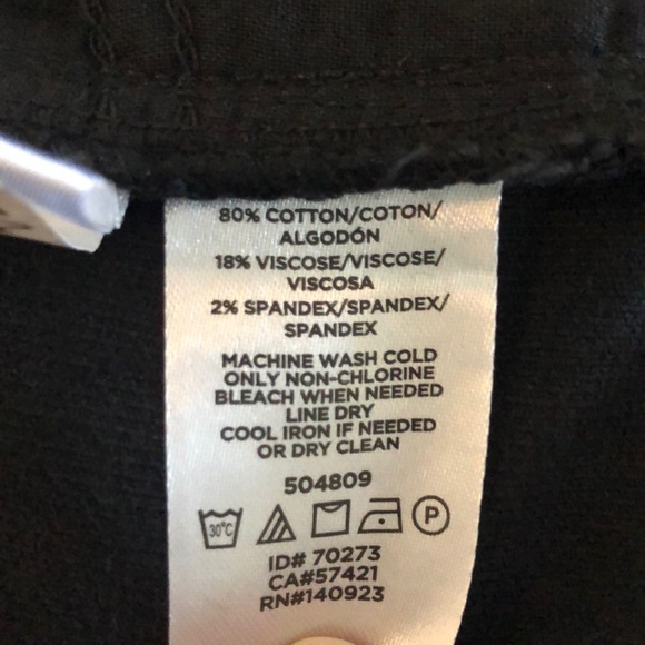 LOFT Velvet Skinny Jeans, Black NWT Women’s Size 27 - Picture 9 of 10